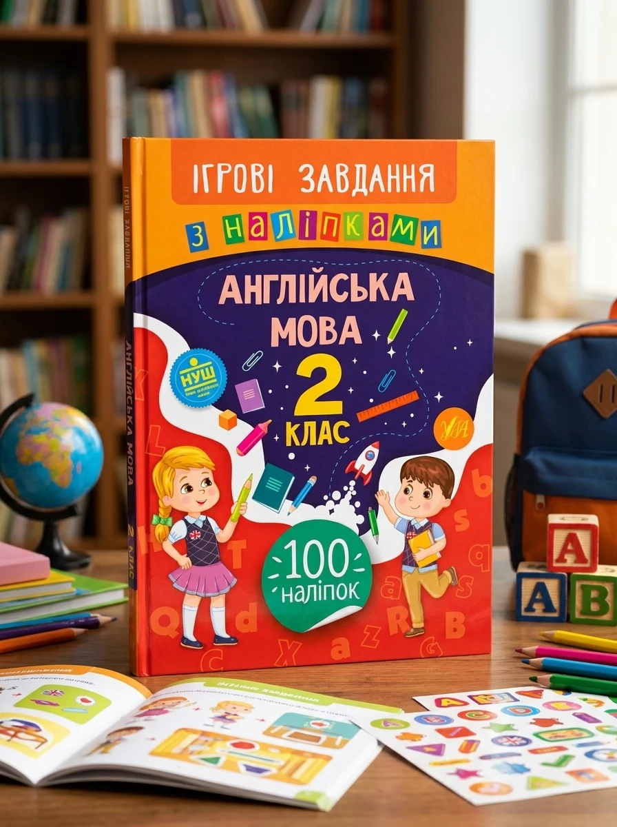 Ігрові завдання з наліпками. Англійська мова. 2 клас | купити книгу онлайн