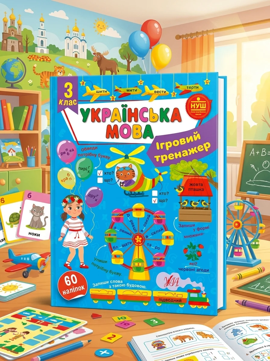 Ігровий тренажер. Українська мова. 3 клас — Книги для школи