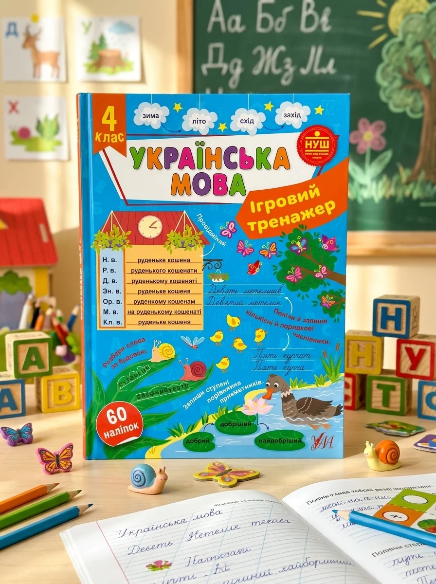 Ігровий тренажер. Українська мова. 4 клас — Книги для школи