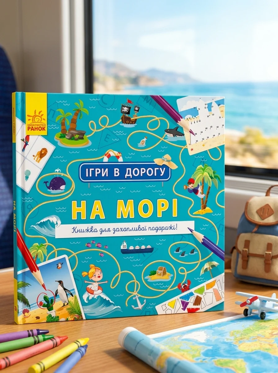 Ігри в дорогу. На морі | купити книгу онлайн