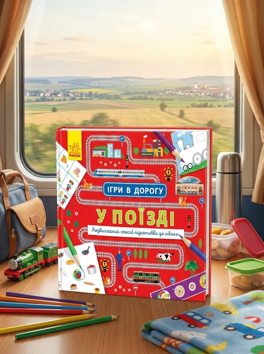 Ігри в дорогу. У поїзді — Книги-іграшки