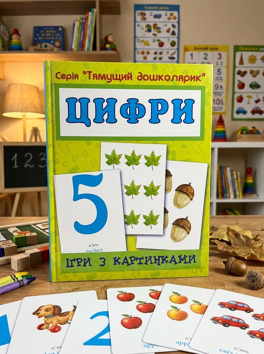 Ігри з картинками. Цифри — Підготовка до школи