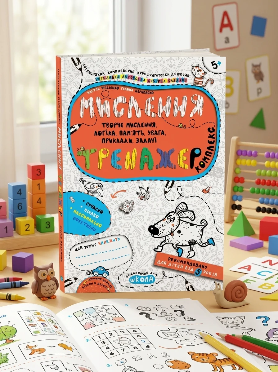 Інтенсивна підготовка до школи. Мислення. Комплекс. Тренажер. Від 5 років — Розвивальні книги