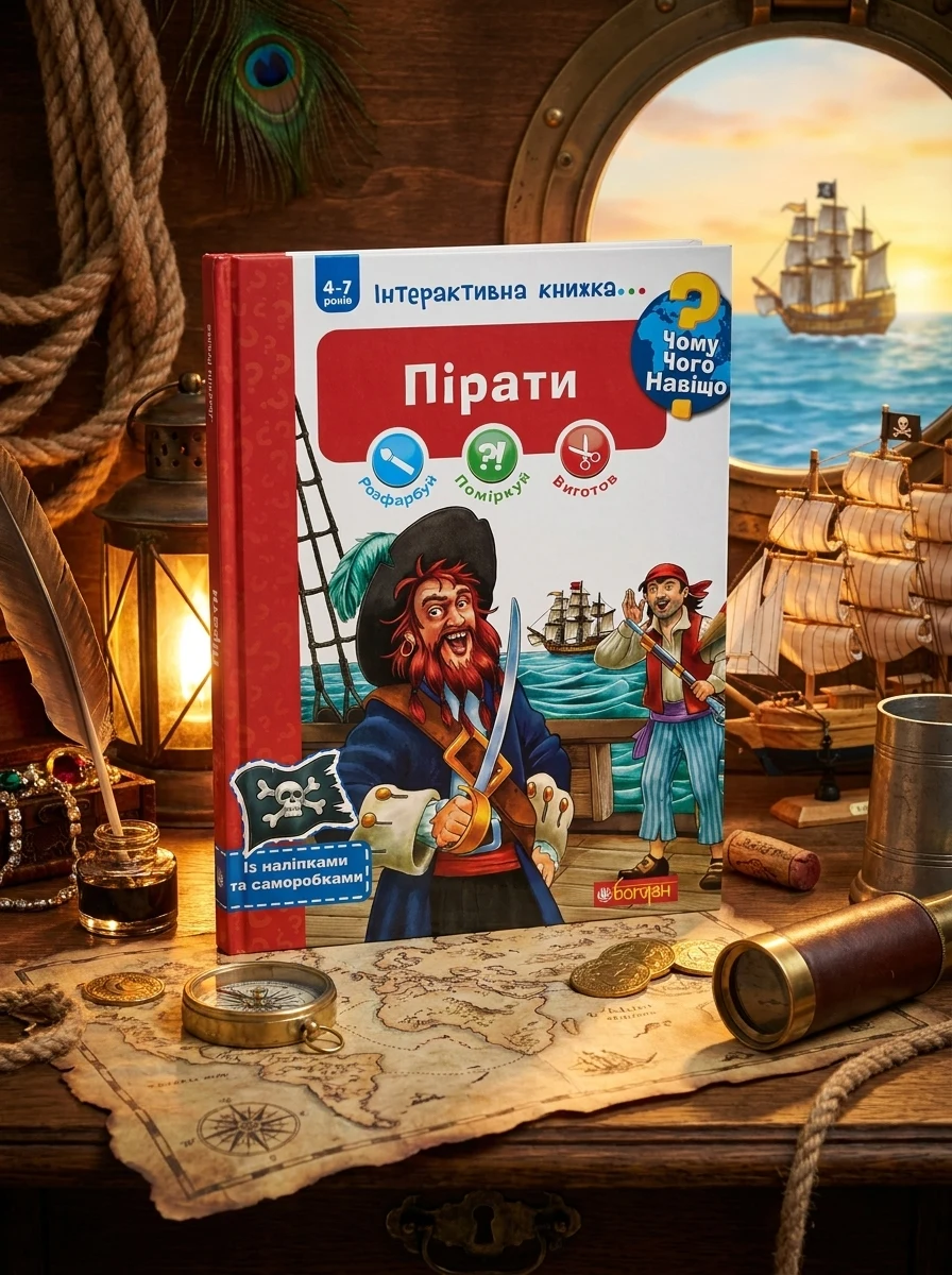 Інтерактивна книжка... Чому? Чого? Навіщо? Пірати — фото 2