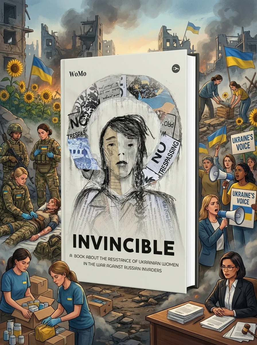 Invincible. A book about the resistance of Ukrainian women in the war against Russian invaders
