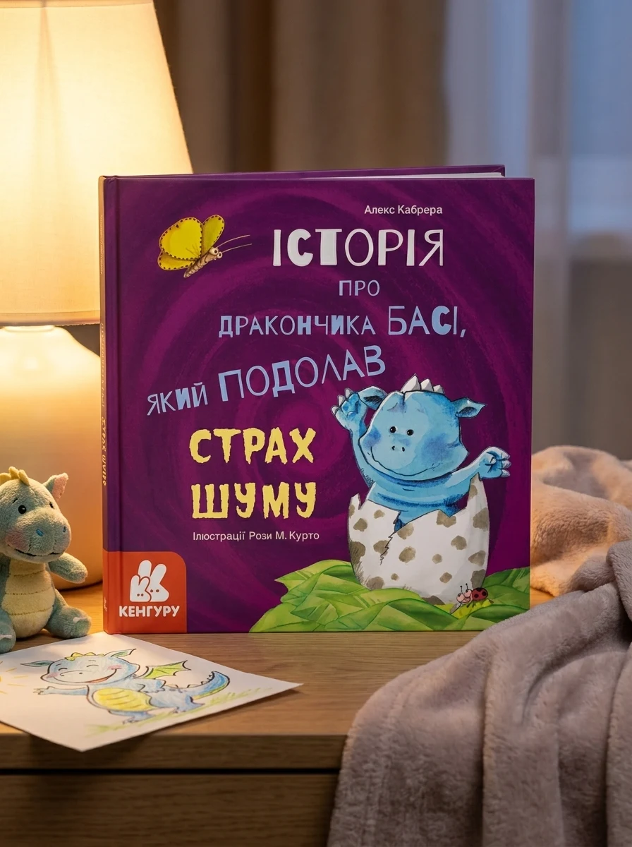 Історії про хоробрість. Історія про дракончика Басі, який подолав страх шуму — фото 2