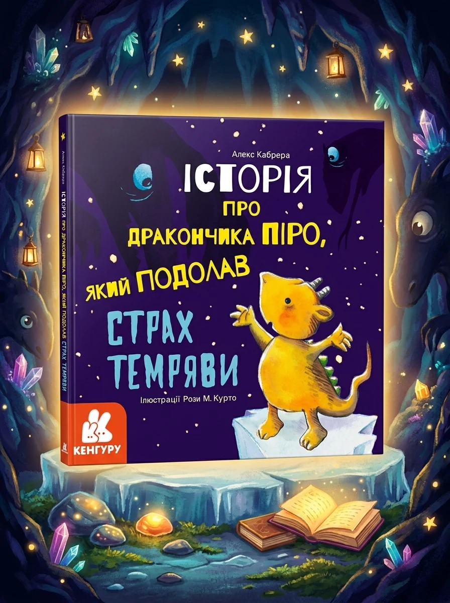 Історії про хоробрість. Історія про дракончика Піро, який подолав страх темряви