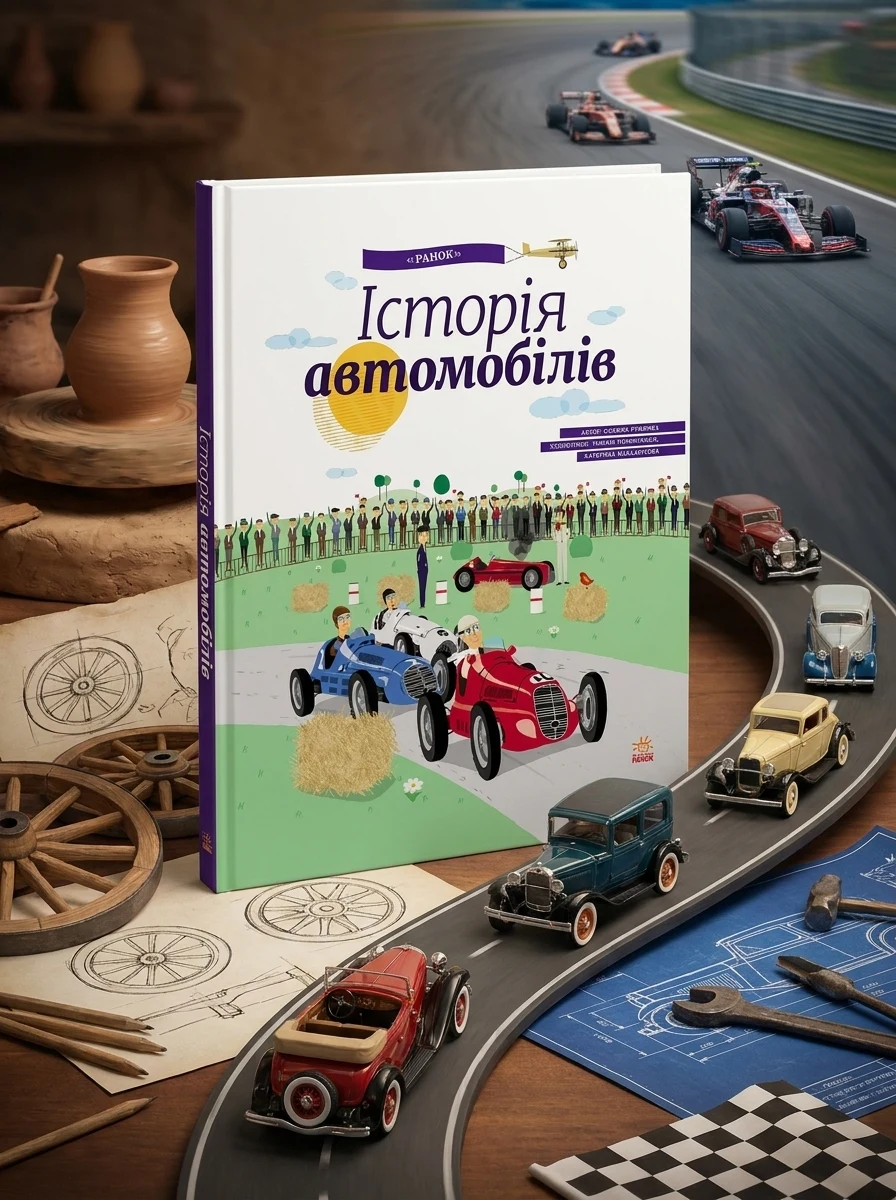 Історія автомобілів — Дитячі енциклопедії