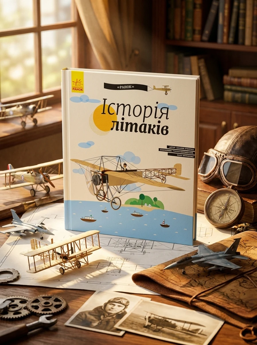 Історія літаків — Дитячі енциклопедії