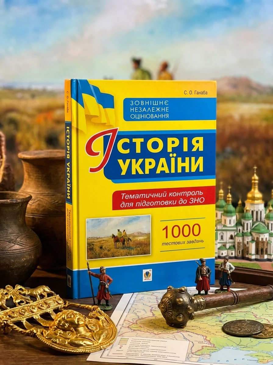 Історія України. Тематичний контроль для підготовки до ЗНО. 1000 тестових завдань | купити книгу онлайн