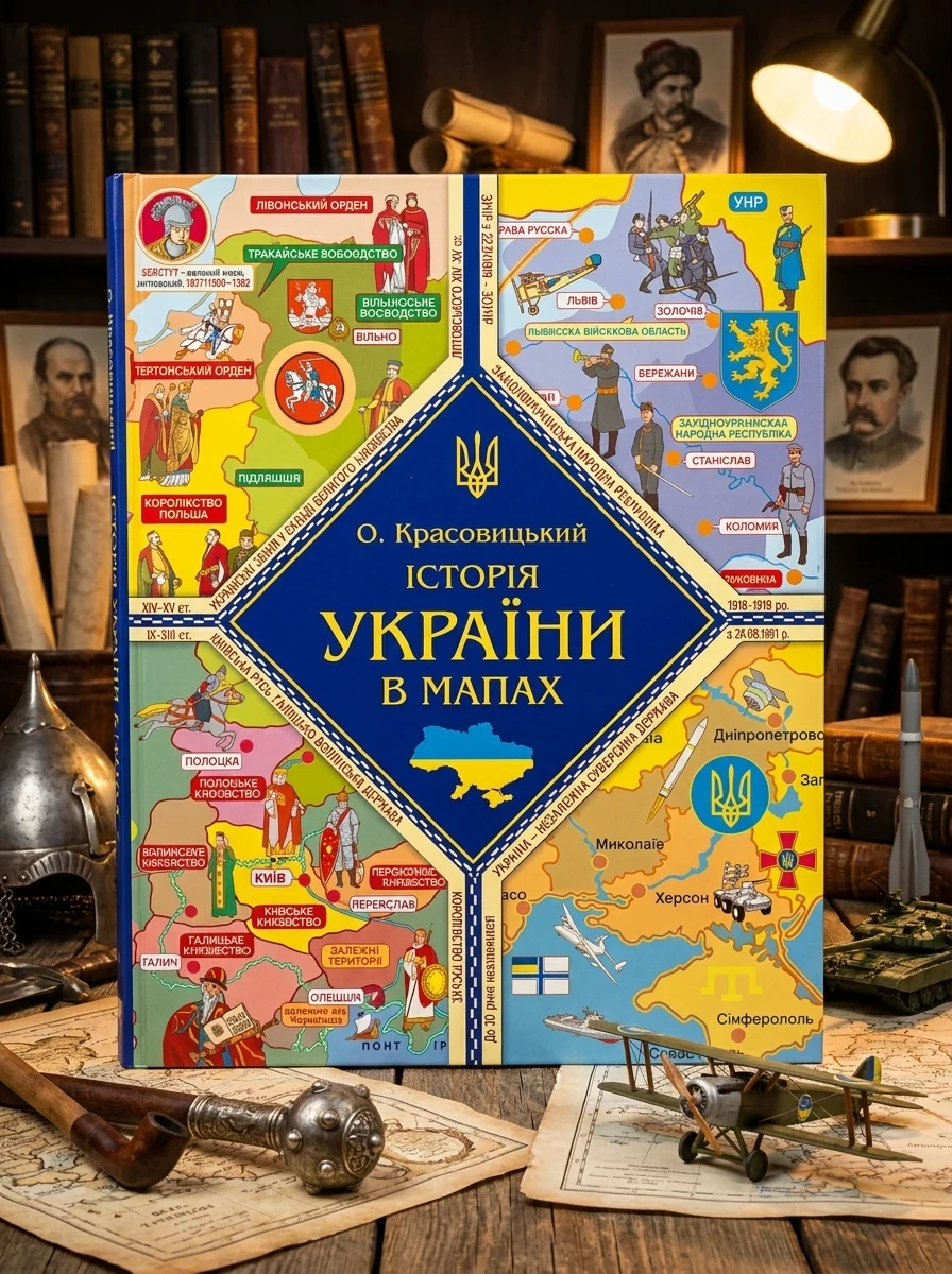 Історія України в мапах — Дитячі енциклопедії