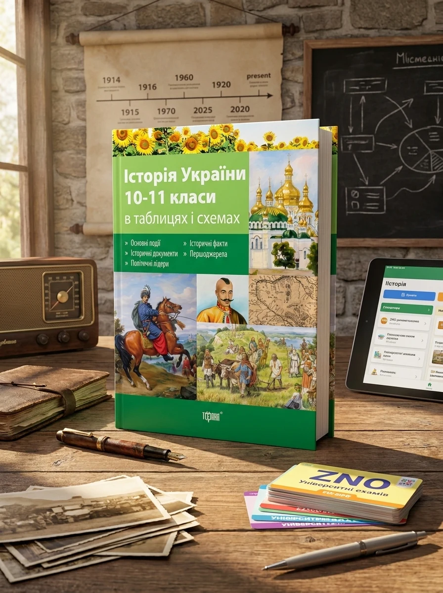 Історія України в таблицях і схемах — Підготовка до школи
