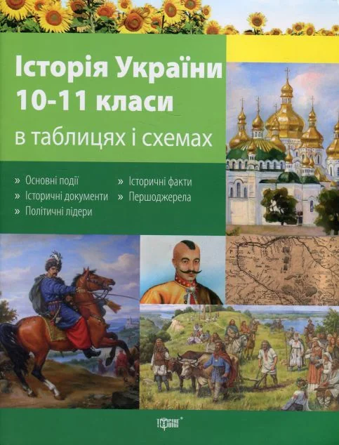 Історія України в таблицях і схемах — Підготовка до школи