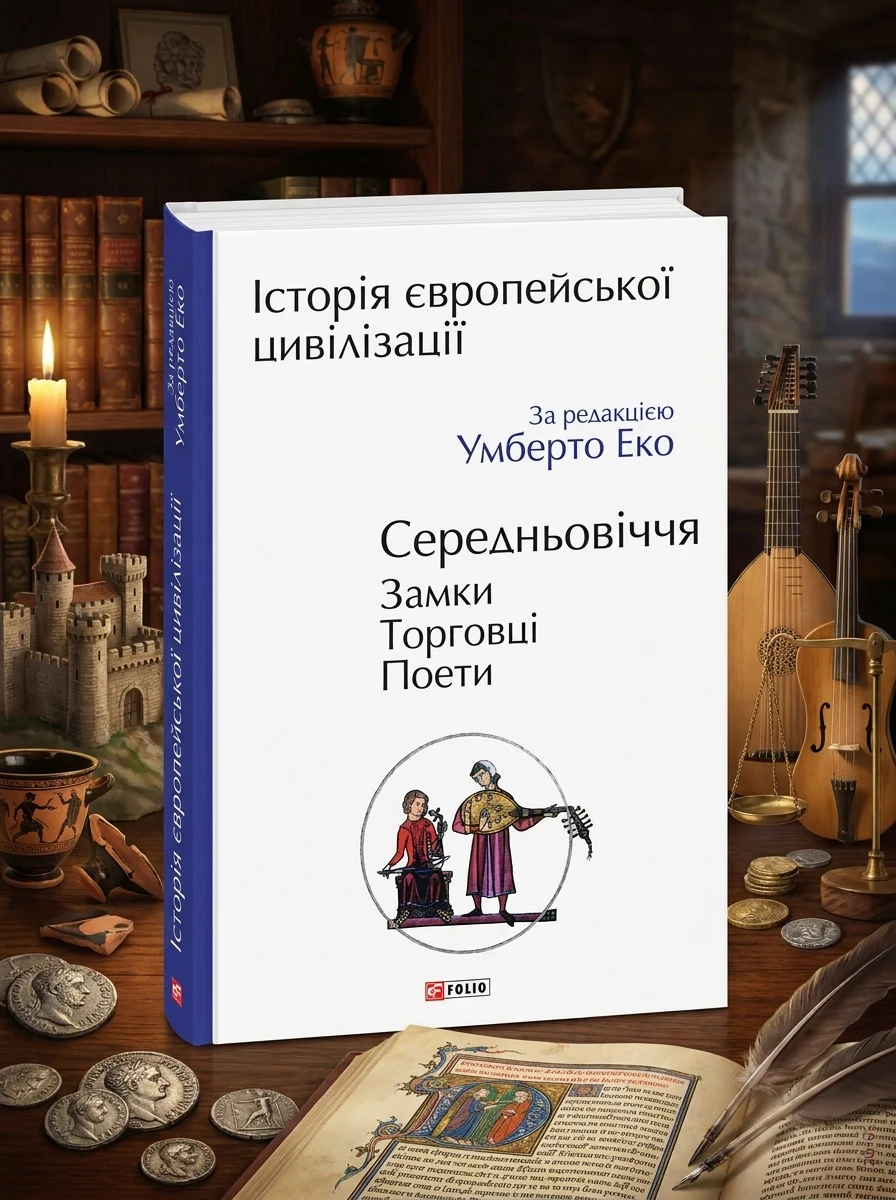 Історія європейської цивілізації. Середньовіччя. Замки. Торговці. Поети — Подарункові нонфікшн книги