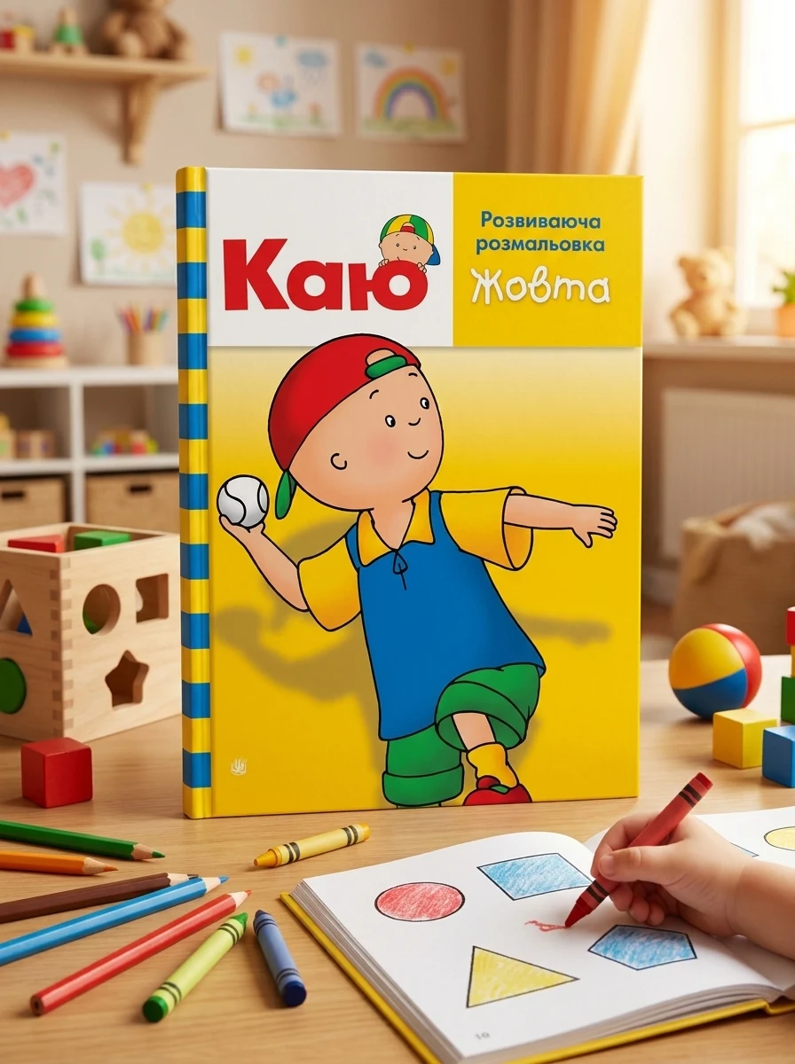 Каю. Розвиваюча розмальовка (жовта) — фото 2