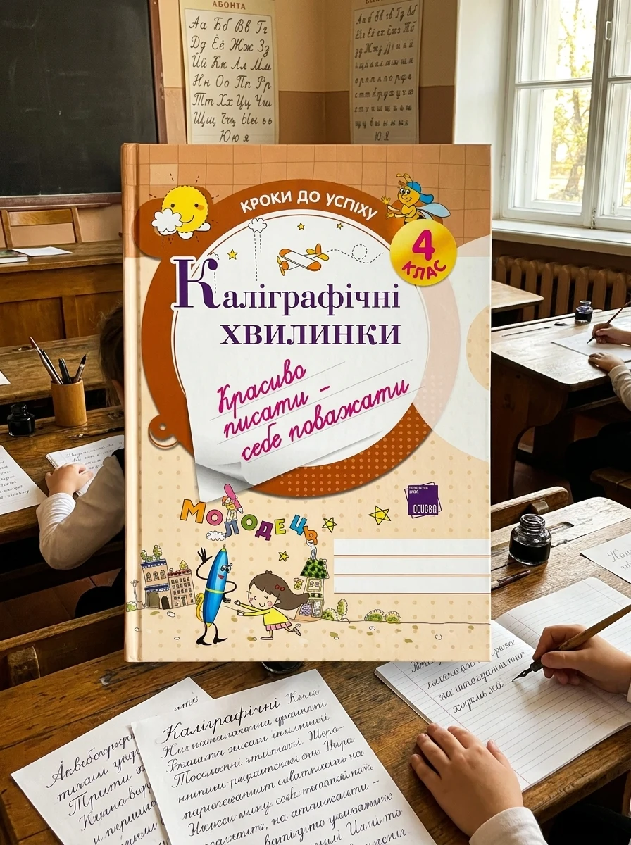 Каліграфічні хвилинки. 4 клас