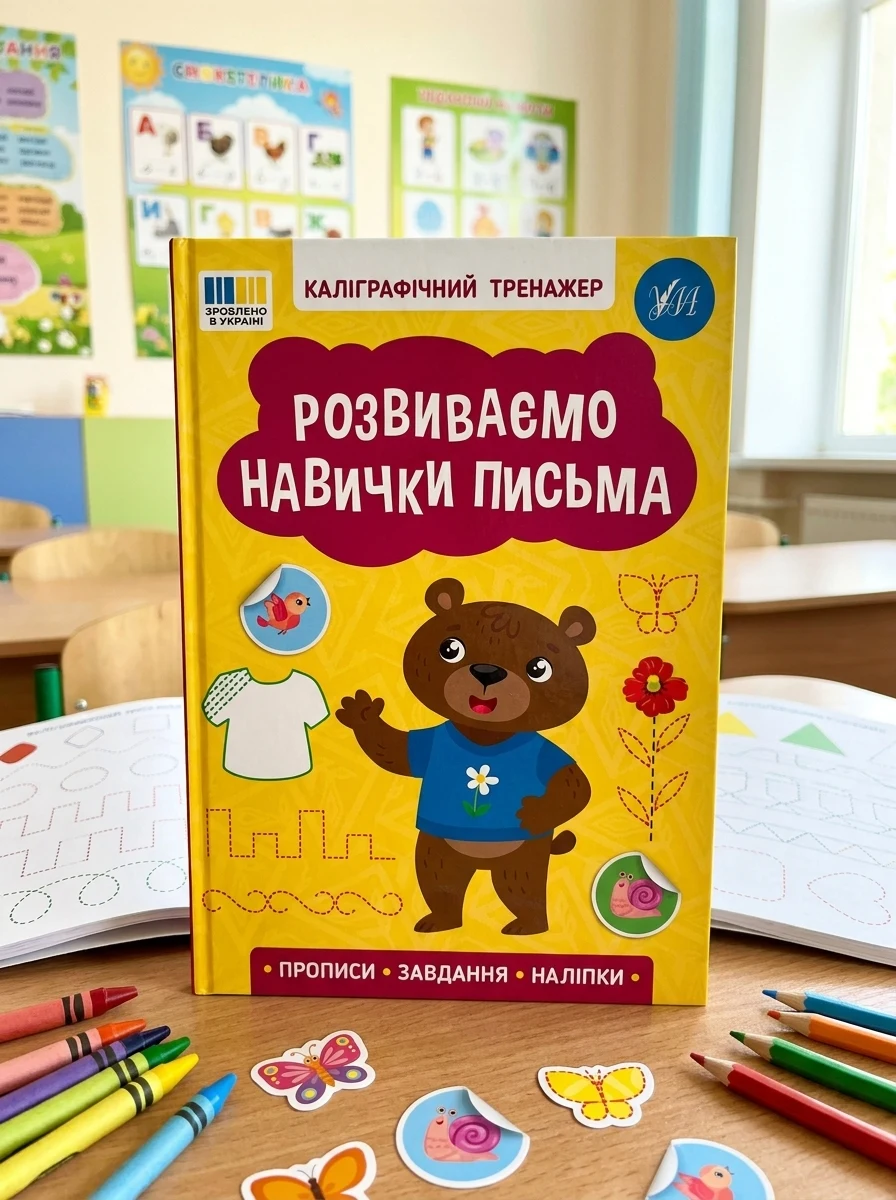 Каліграфічний тренажер. Розвиваємо навички письма — Розвивальні книги