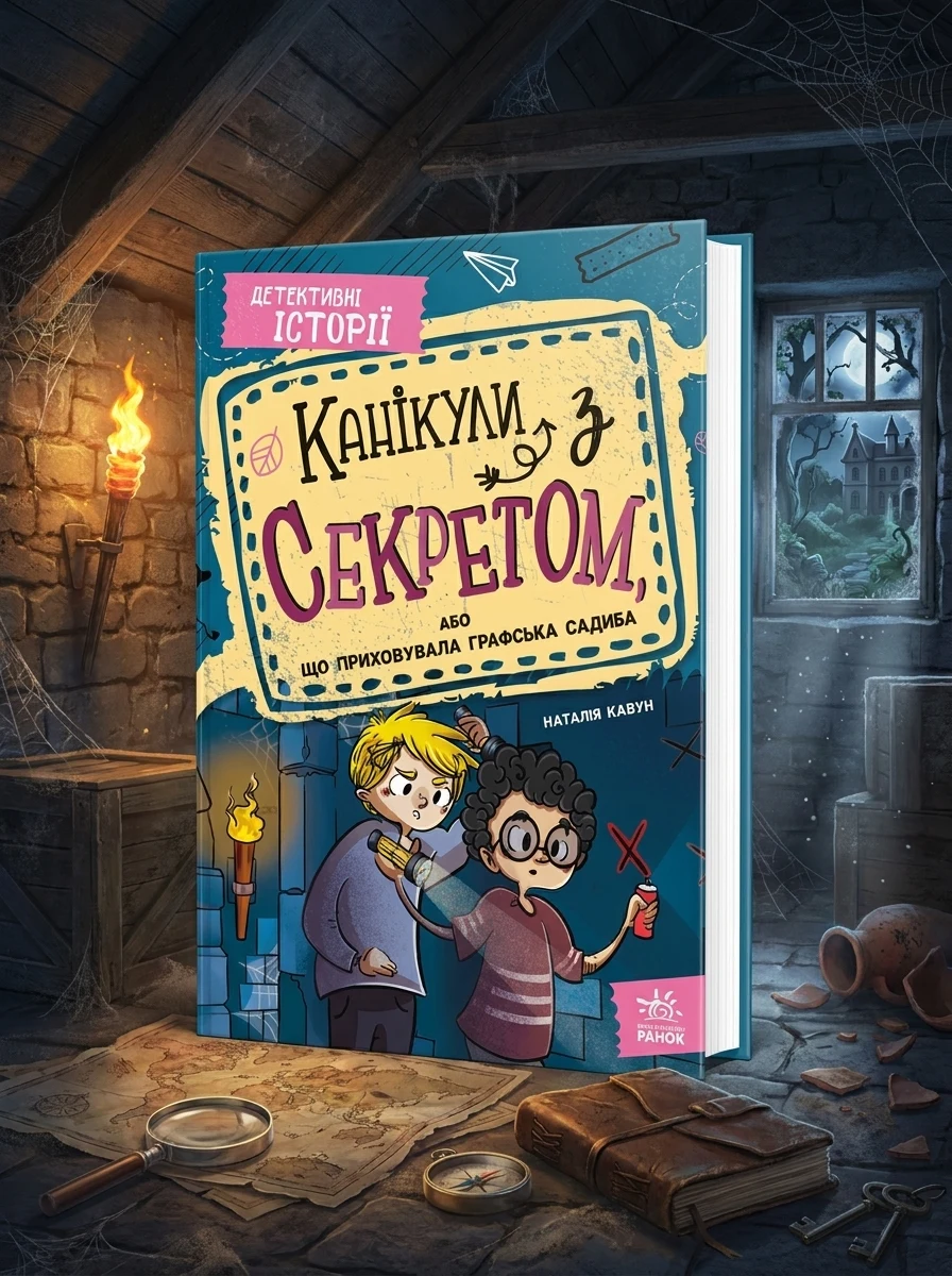 Канікули з секретом, або Що приховувала графська садиба — Дитячі детективи
