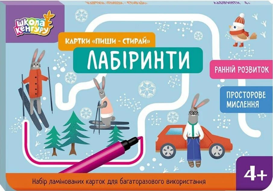 Картки «Пиши-стирай. Лабіринти» — Супутні товари