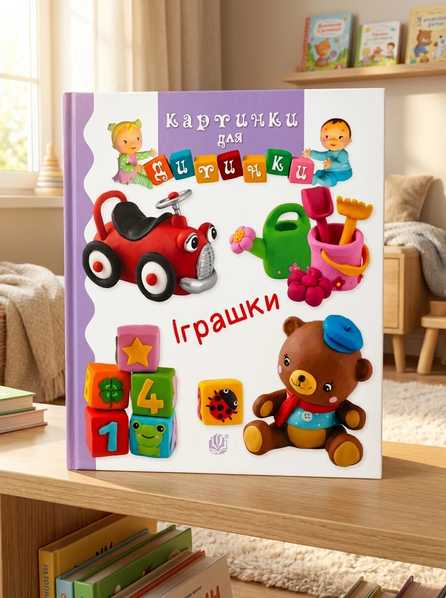 Картинки для дитинки. Іграшки — Книги для малят