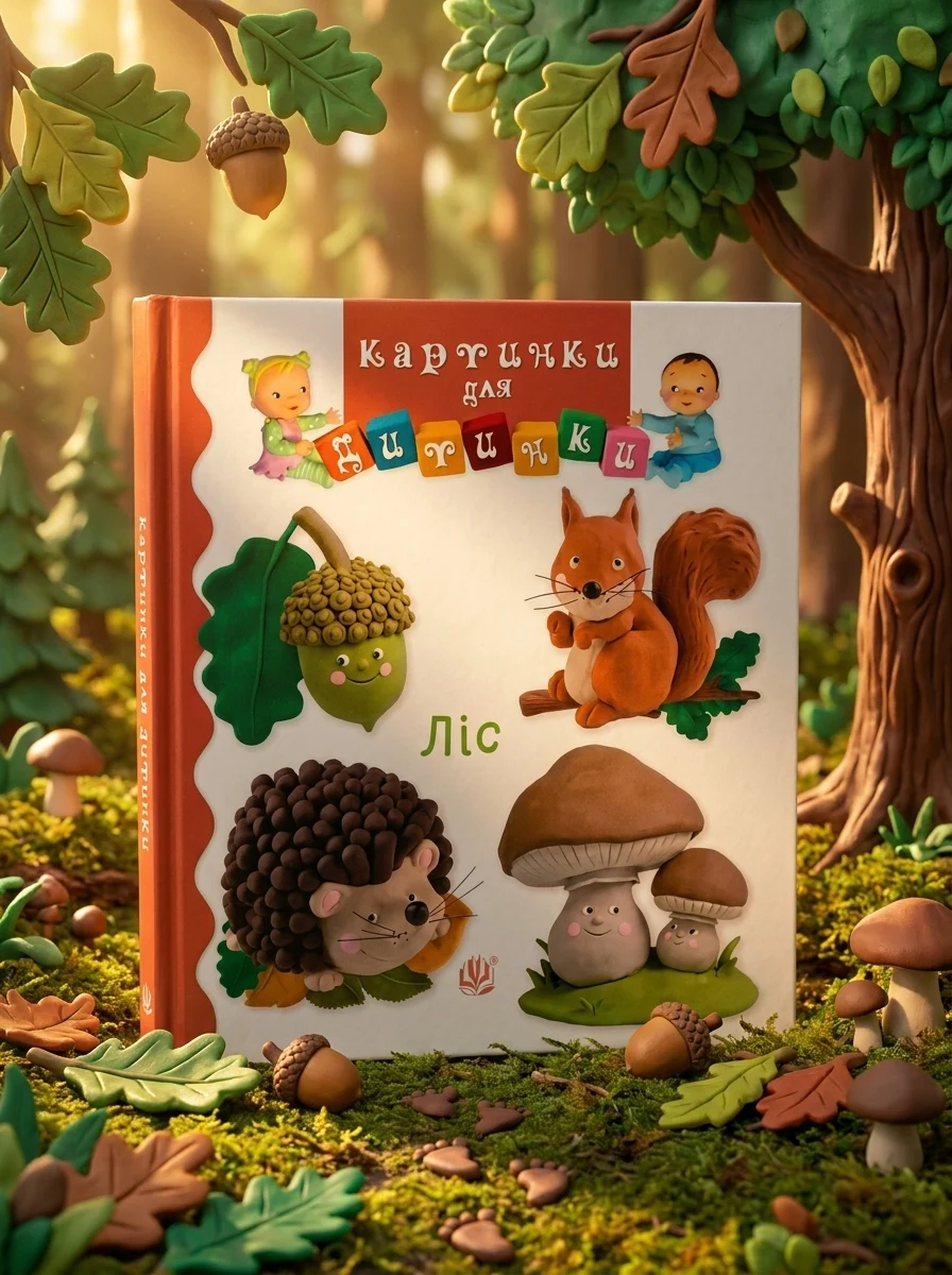 Картинки для дитинки. Ліс — Книги для малят