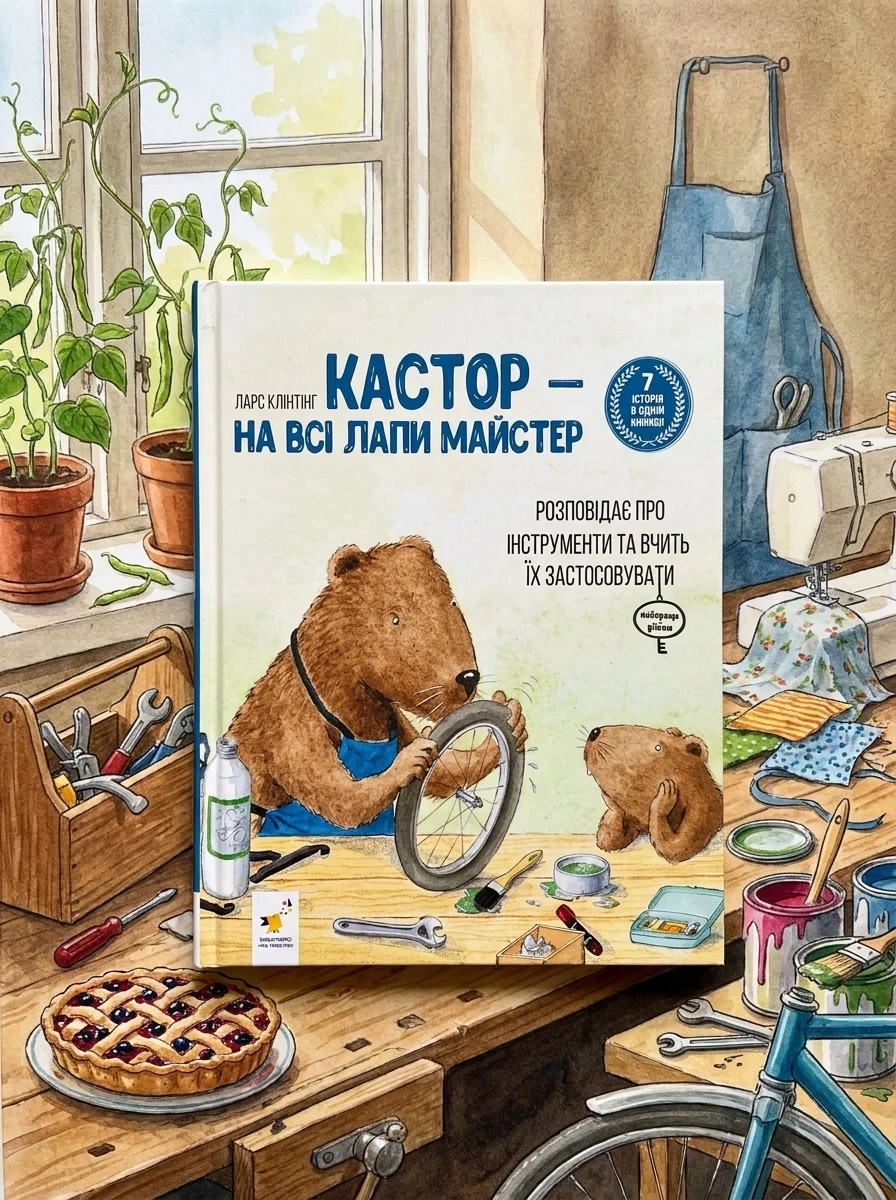 Кастор — на всі лапи майстер. Розповідає про інструменти та вчить їх застосовувати — фото 2