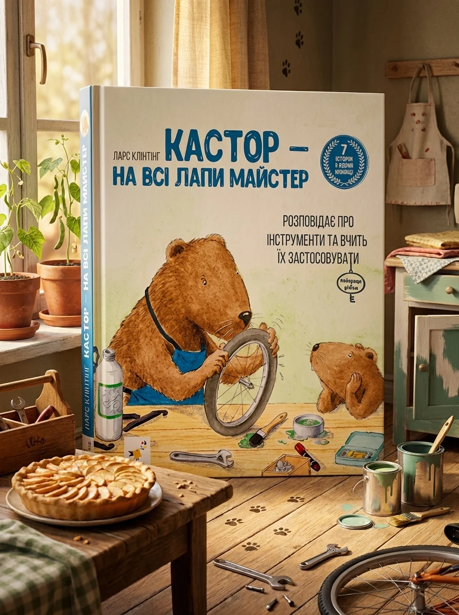 Кастор — на всі лапи майстер: розповідає про інструменти та вчить їх застосовувати (7 в 1) — фото 2