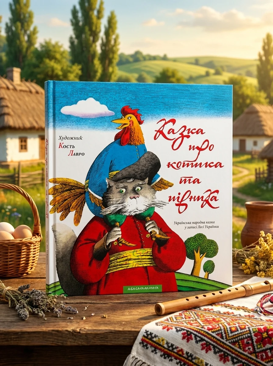 Казка про котика та півника — Казки