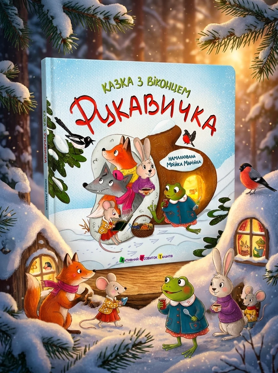 Казка з віконцем. Рукавичка — Казки