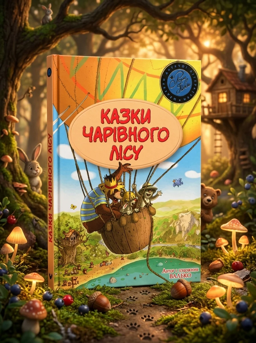 Казки Чарівного лісу (літня обкладинка) — Дитяча проза