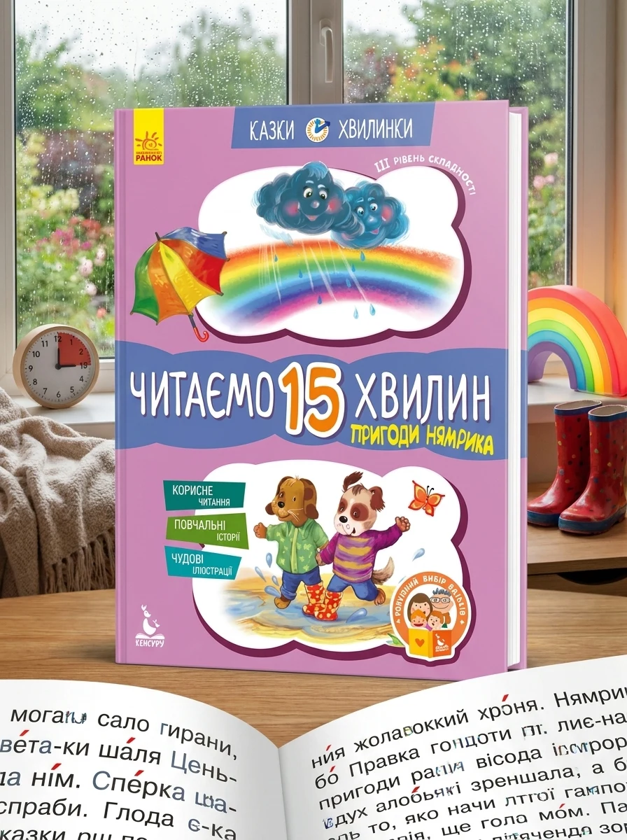 Казки-хвилинки. Читаємо 15 хвилин. Пригоди Нямрика — Розвивальні книги