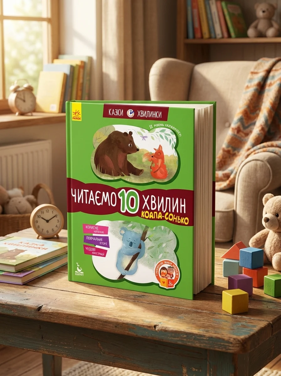 Казки-хвилинки. Коала-сонько. Читаємо 10 хвилин. 2 рівень складності — Казки