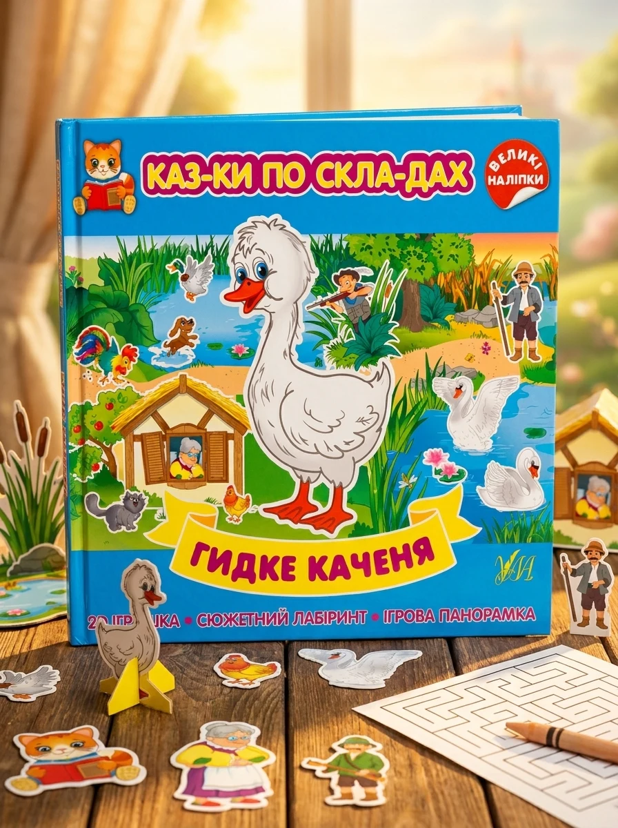 Казки по складах. Гидке каченя — Казки
