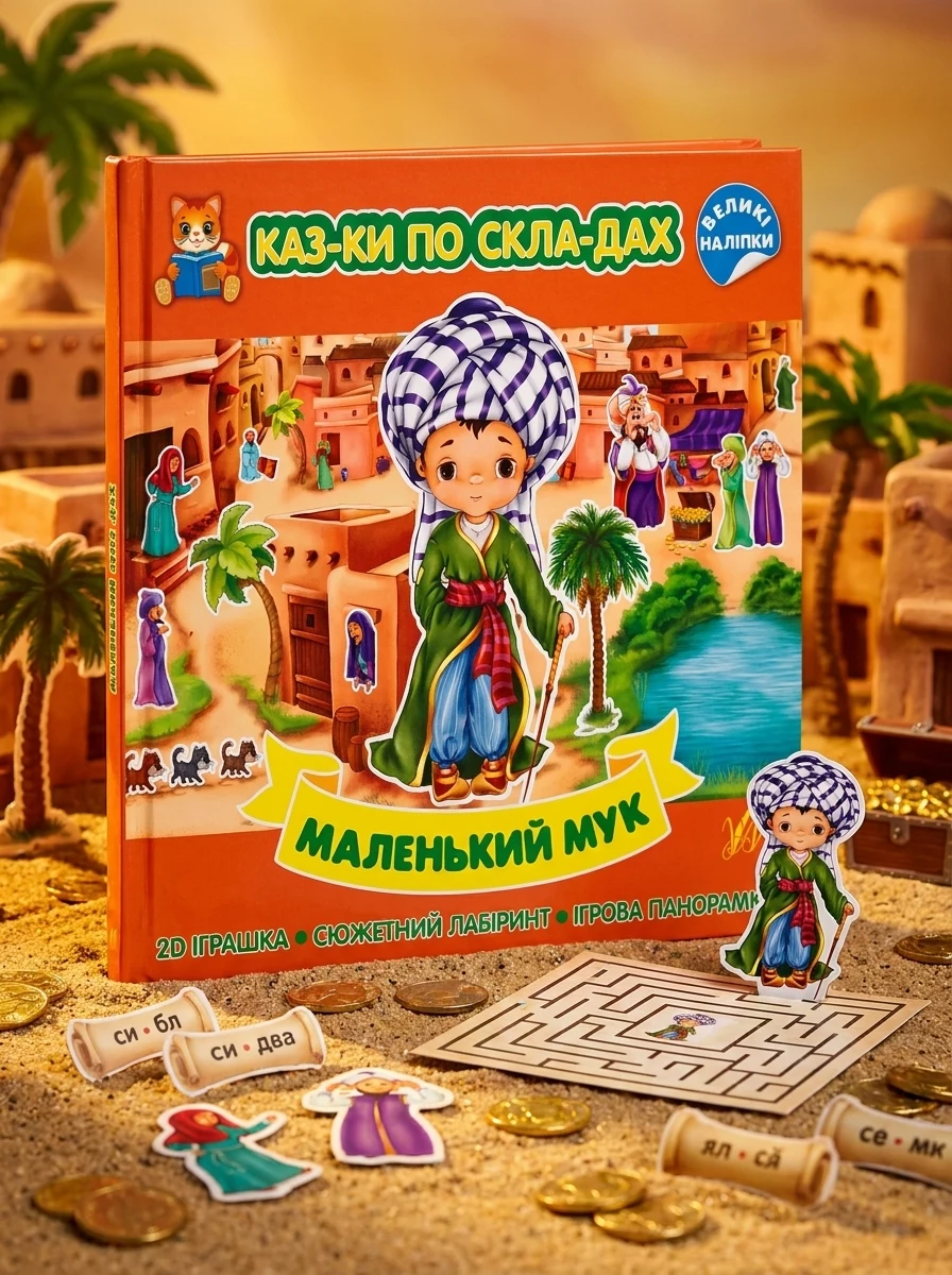 Казки по складах. Маленький Мук — Казки
