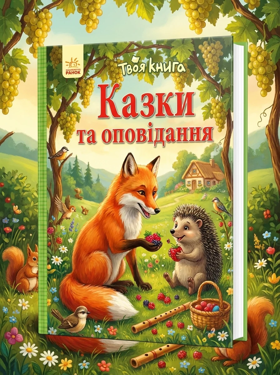 Казки та оповідання — зелена обкладинка — фото 2