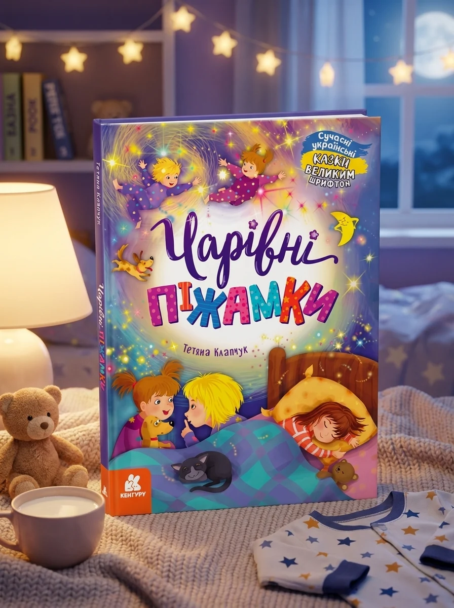 Казки великим шрифтом. Чарівні піжамки — Казки