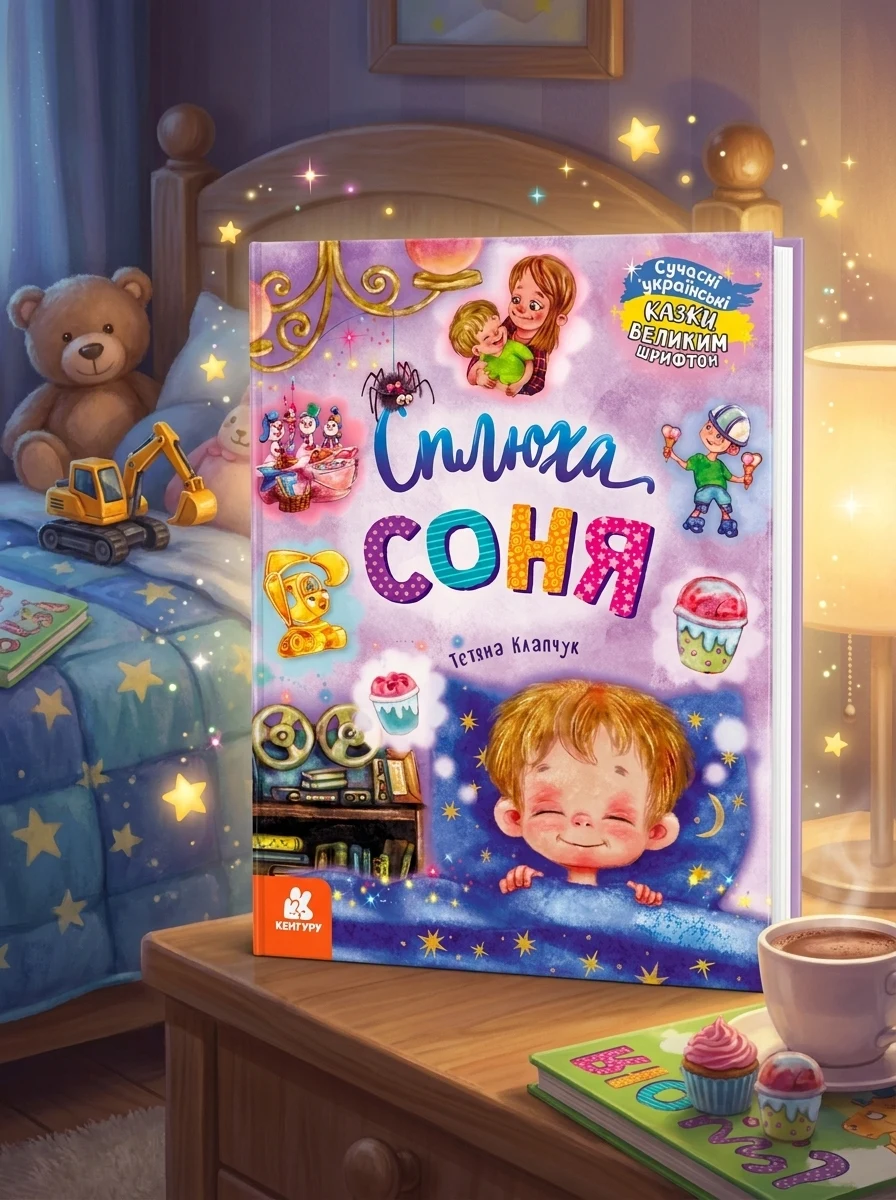 Казки великим шрифтом. Сплюха Соня — Казки