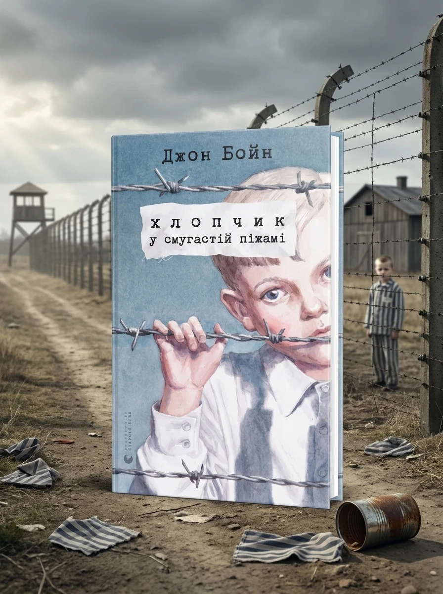 Хлопчик у смугастій піжамі