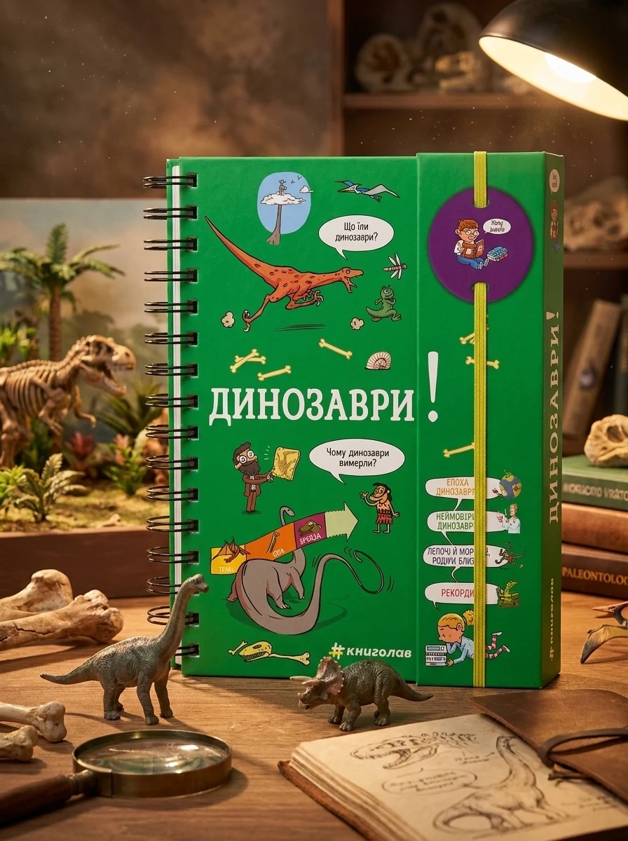 Хочу знати! Динозаври — Дитячі енциклопедії
