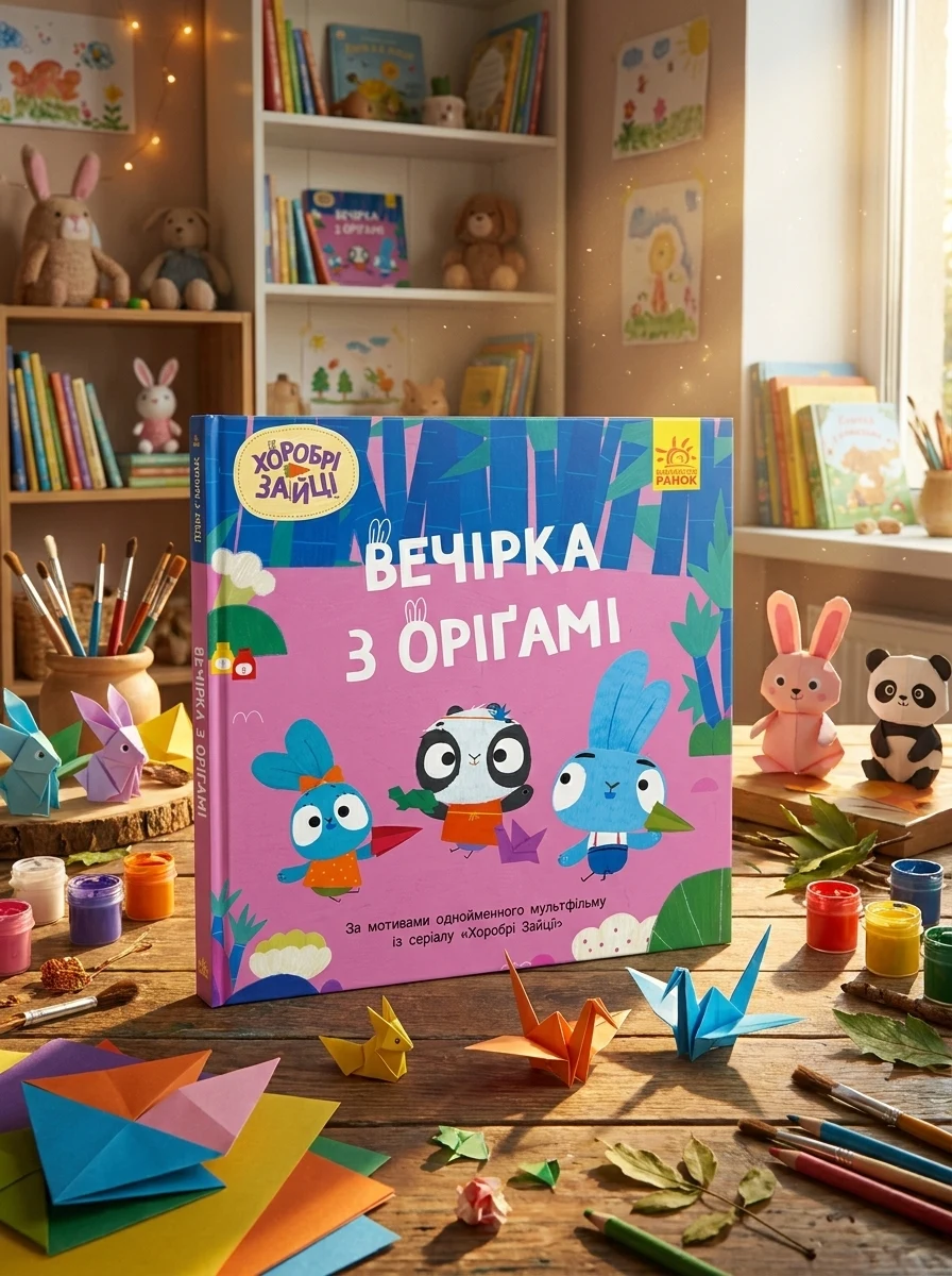 Хоробрі Зайці. Історії. Вечірка з оріґамі — Дитяча проза
