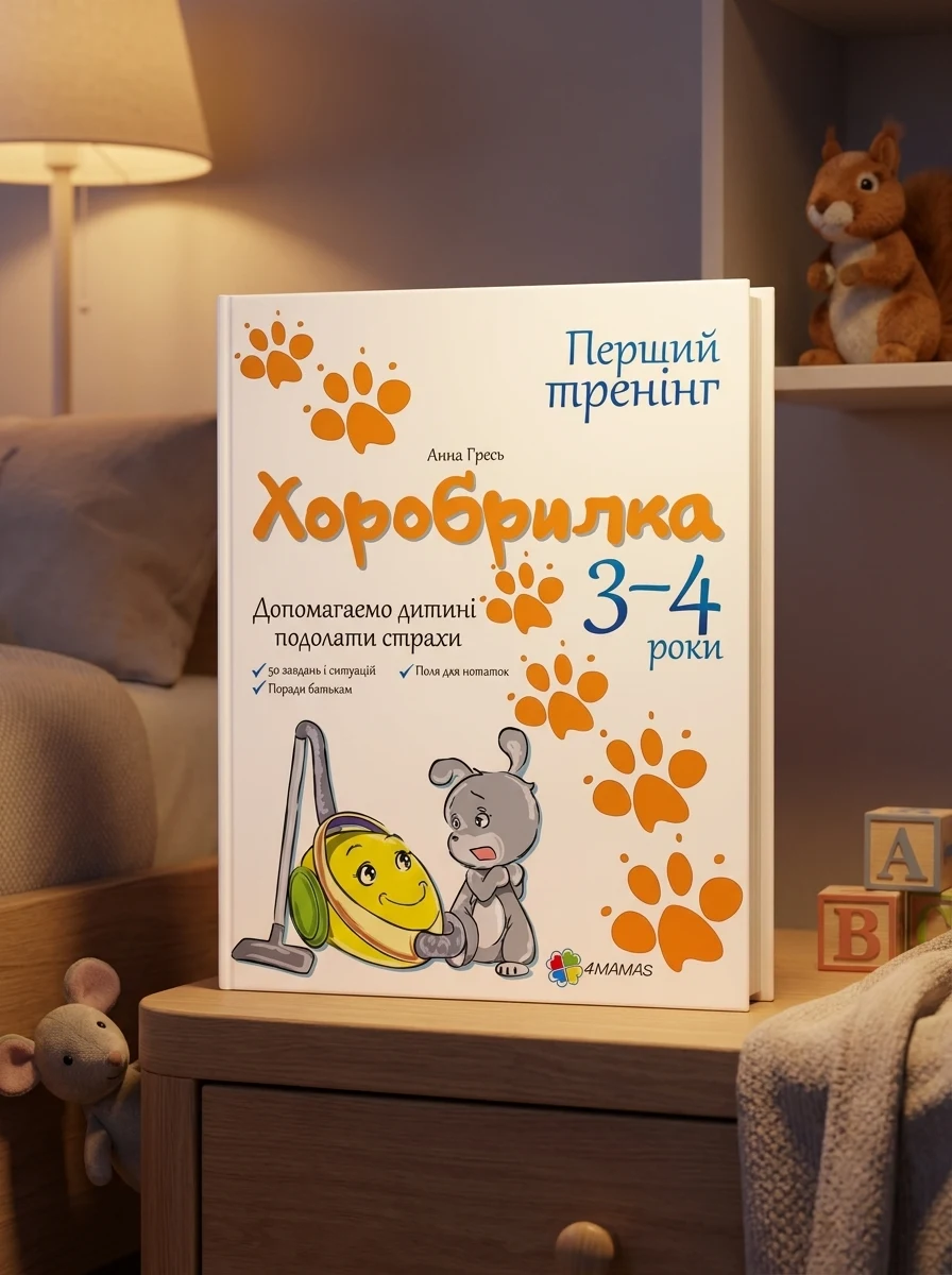 Хоробрилка. Допомагаємо дитині подолати страхи. 3-4 роки — Розвивальні книги