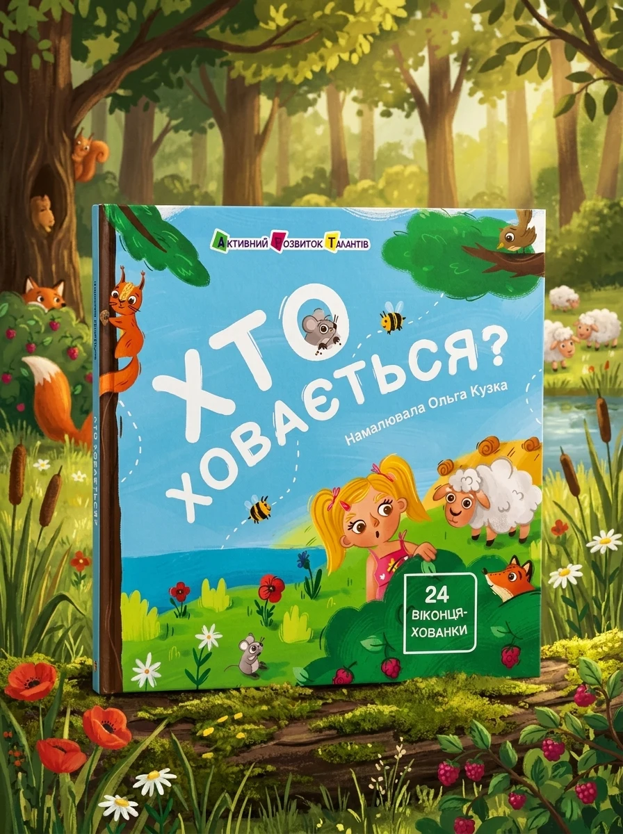 Хто ховається? — Книги-іграшки