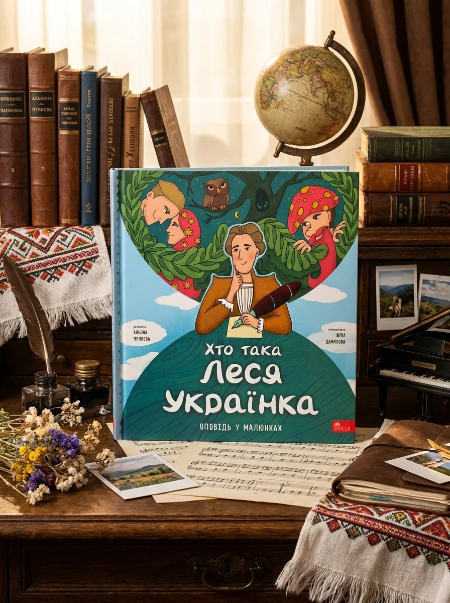 Хто така Леся Українка. Оповідь у малюнках — Пізнавальні книги для дітей