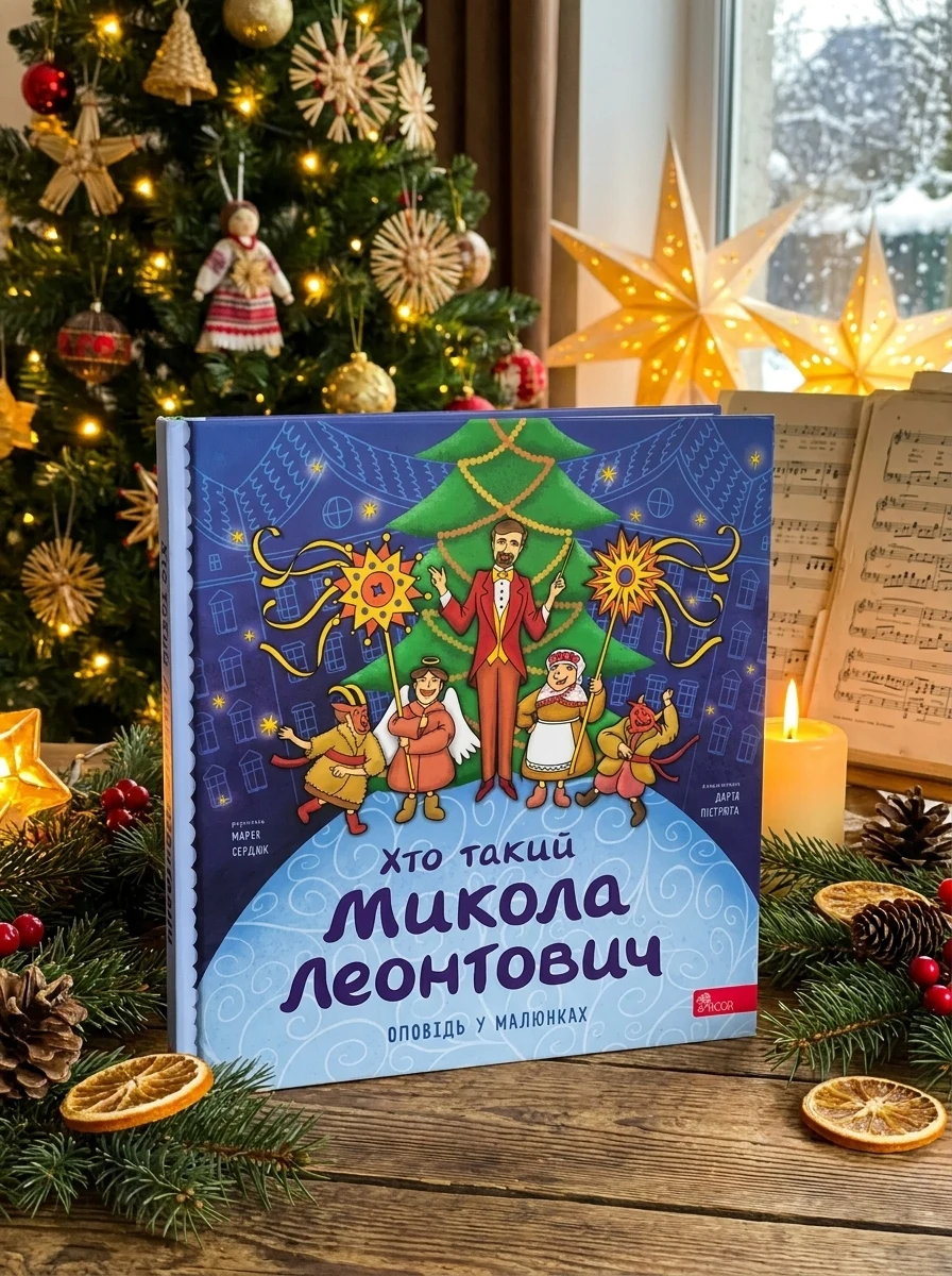Хто такий Микола Леонтович. Оповідь у малюнках — Пізнавальні книги для дітей