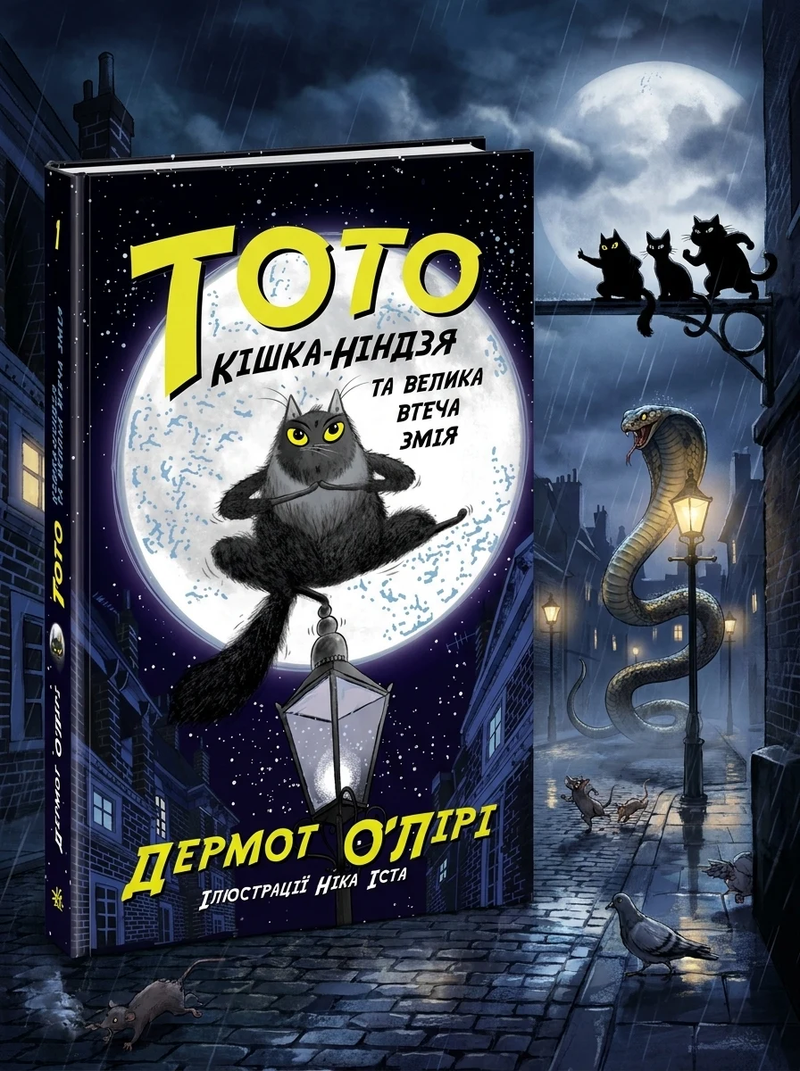 Кішка-ніндзя та велика втеча змія