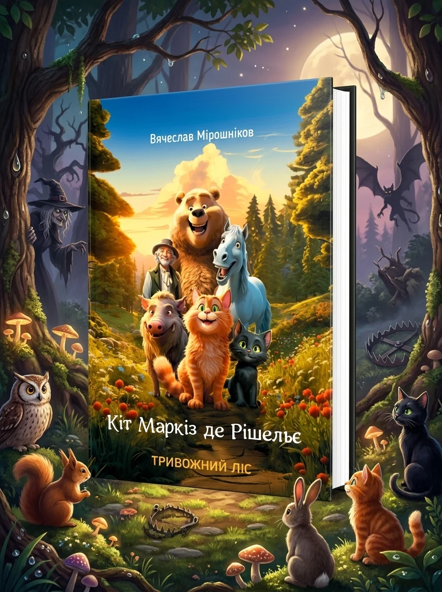 Кіт Маркіз де Рішельє. Тривожний ліс — Казки
