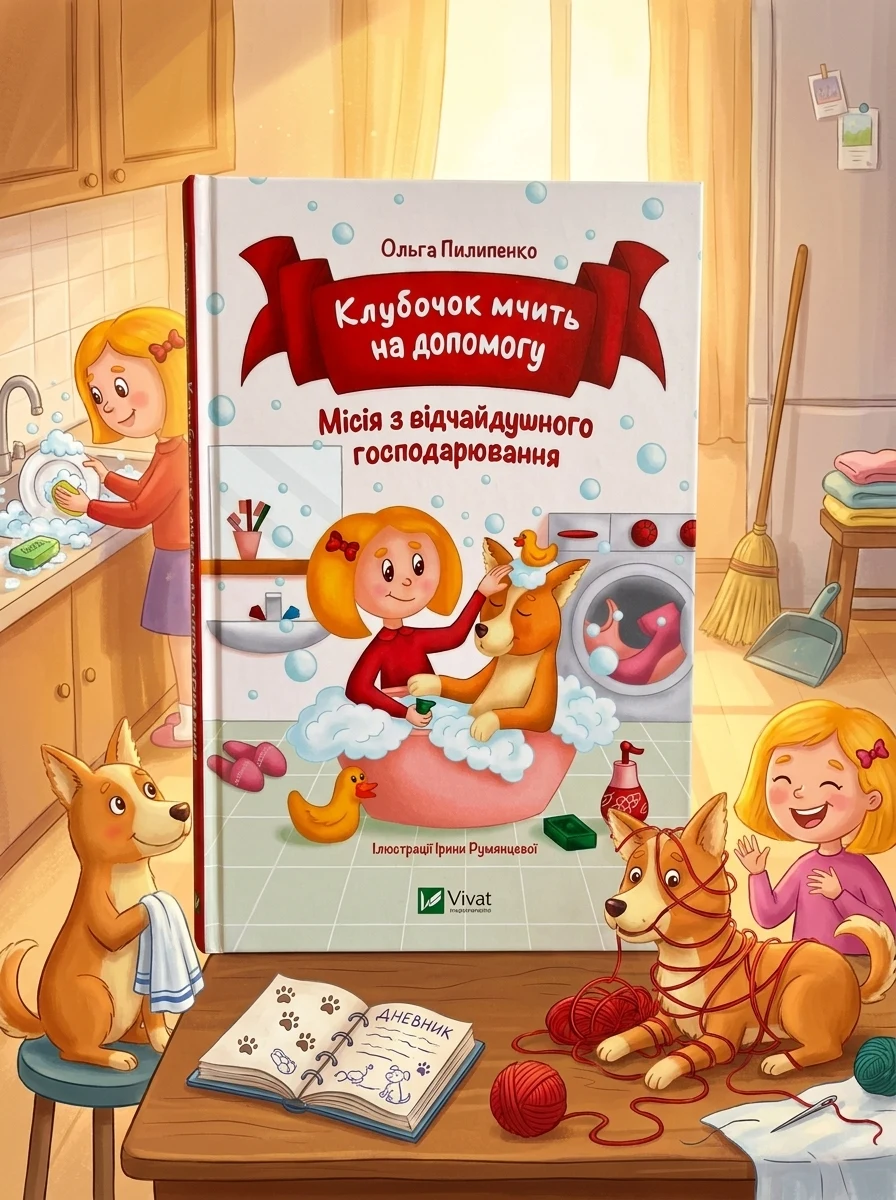Клубочок мчить на допомогу — Казки
