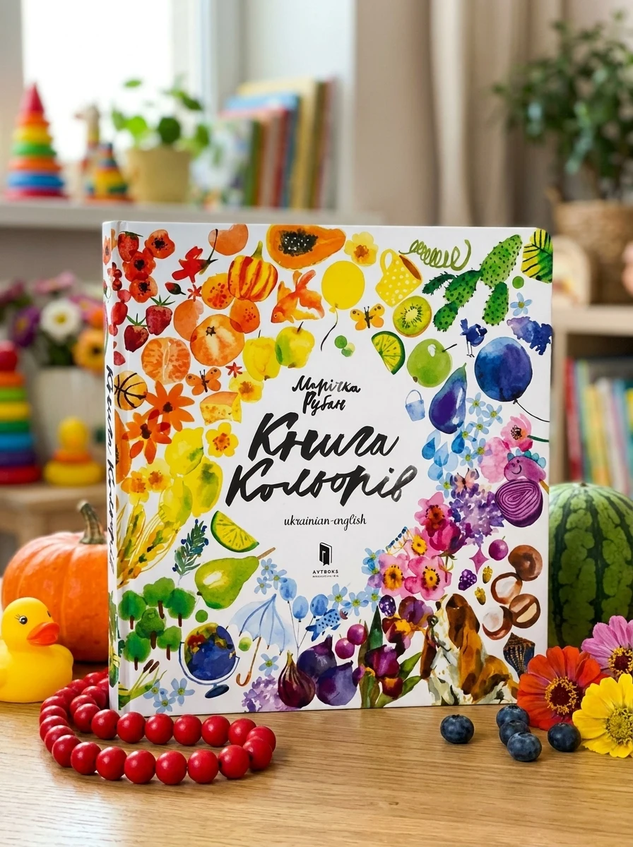 Книга кольорів — Пізнавальні книги для дітей