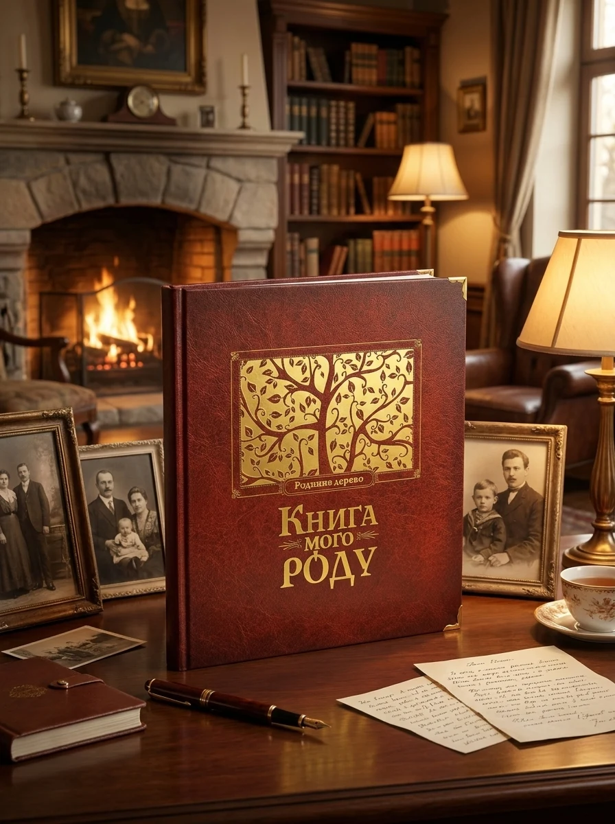 Книга мого роду (бордова обкладинка) — фото 2