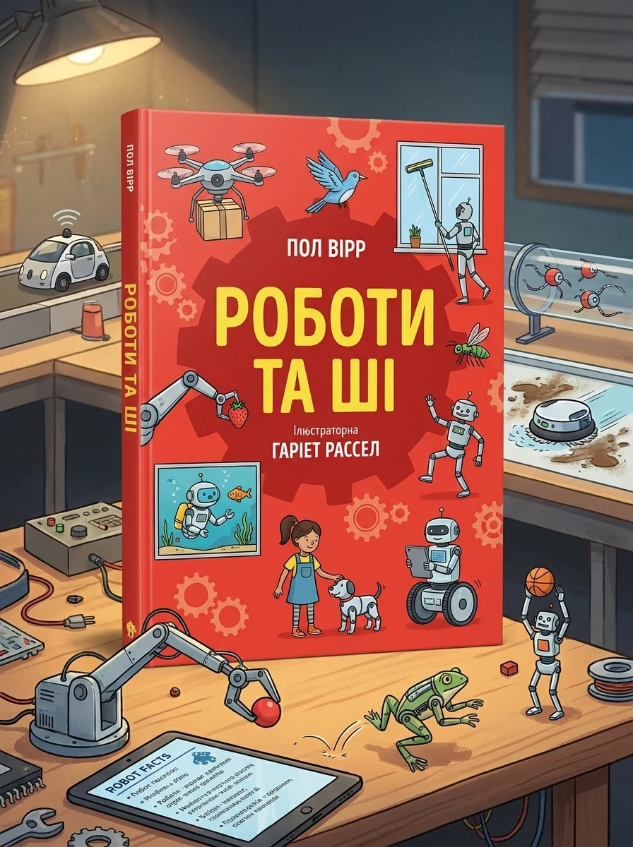 Розумників. Роботи та ШІ — Пізнавальні книги для дітей